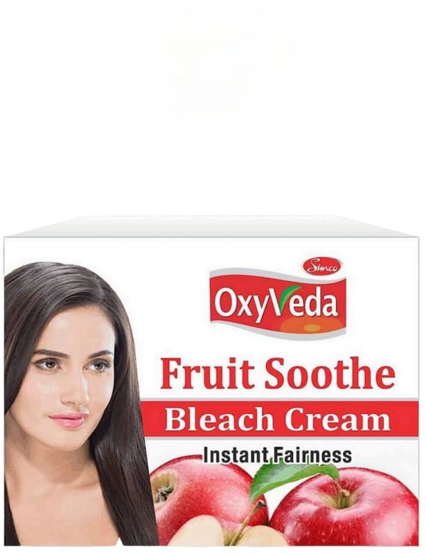 Simco Oxyveda Fruit Soothe Bleach Cream, Gender : Unisex