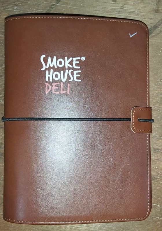 Plain Brown Leather Diary Cover