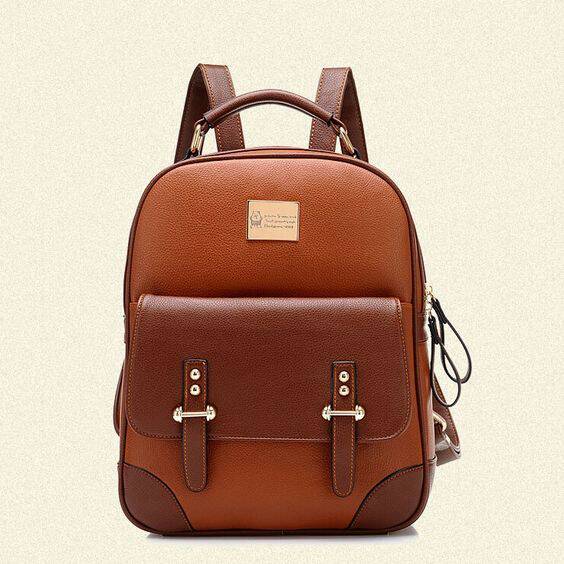 Plain Leather Pithu Bag for College, Office