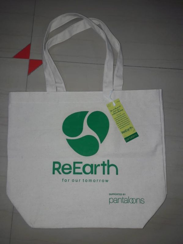 Printed Canvas Bag for Shopping Use