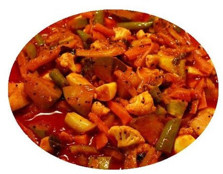 Mixed Vegetable Pickle for Human Consumption