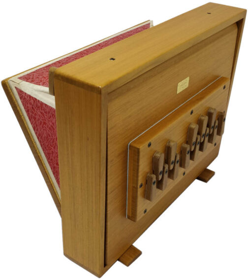 Plain Polished Wooden Shruti Box, Shape : Rectangular