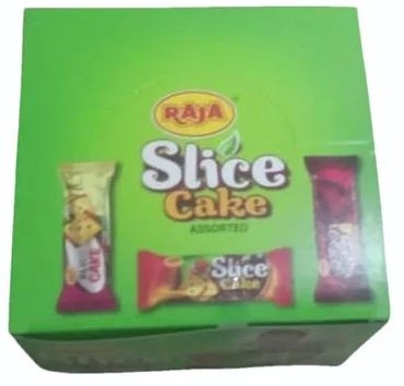 Raja Fruit Slice Cake, Packaging Type : Paper Box