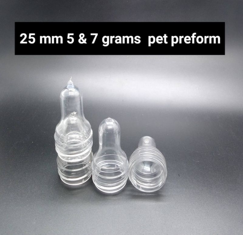 25 mm 5 & 7 gm PET Preforms