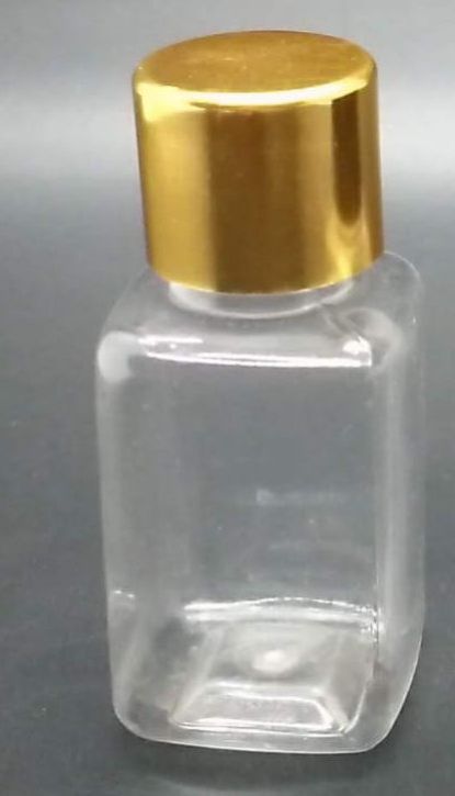 30 Ml Square Golden Cap PET Bottles