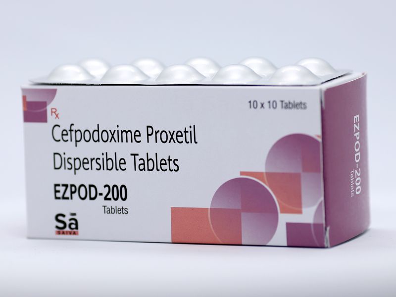 Cefpodoxime 200 mg Dispersible Tablets for Pharmaceuticals
