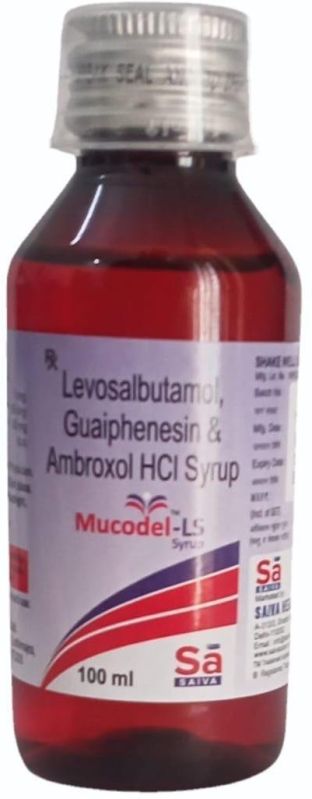 Levosalbutamol Ambroxol Guaiphenesin Syrup, Packaging Size : 100ml