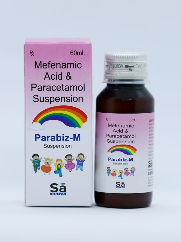 Mefenamic Acid Paracetamol Suspension, Medicine Type : Allopathic