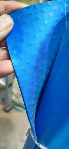 Dotted PVC Electrical Insulation Mat, Color : Blue