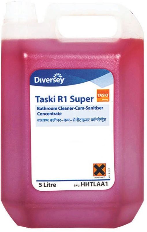 Diversey Taski R1 Bathroom Cleaner, Packaging Type : Plastic Can