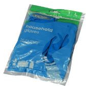 Plain Household Rubber Gloves, Color : Blue