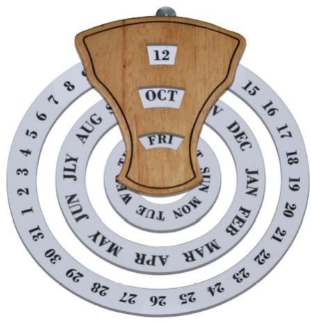 Acrylic Wooden Wall Calendar