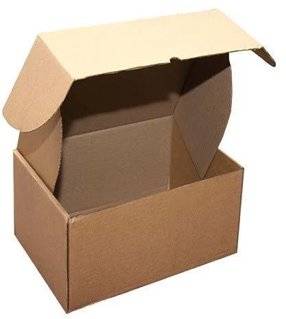 Plain Die Cut Corrugated Box for Packaging Use