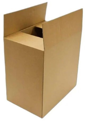 Plain Single Wall Corrugated Box for Packaging Use