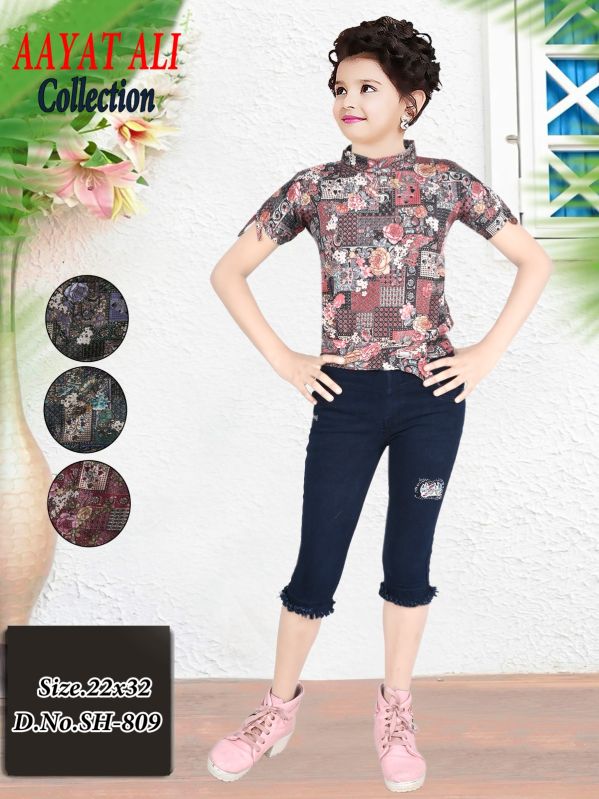 Girl top pant, Model Number : MH-809