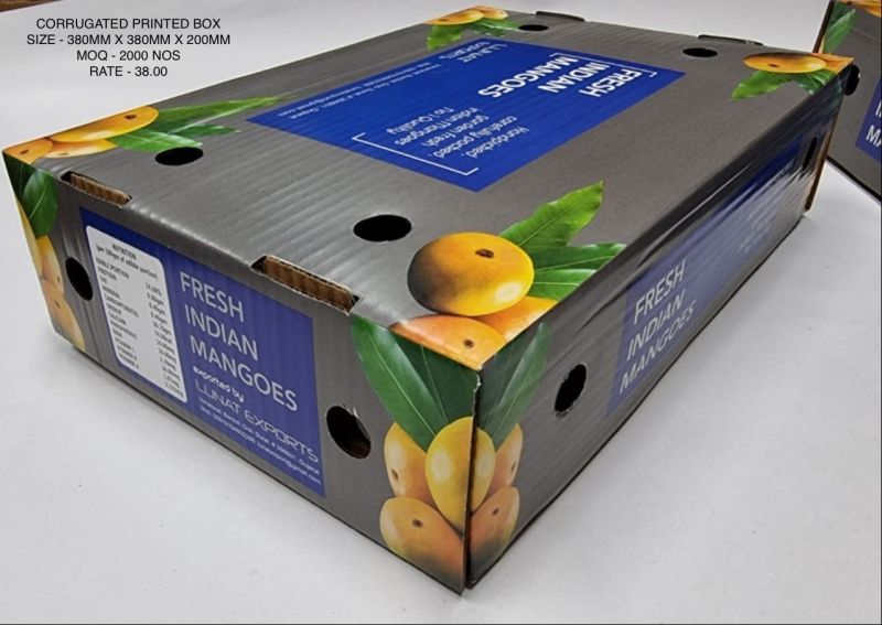 Four Color Printed Corrugated Box for Industrial Packaging