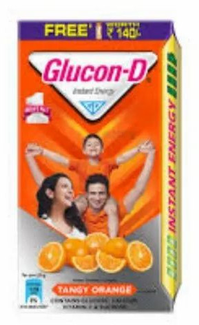 Glucon D Orange for Drinking Use
