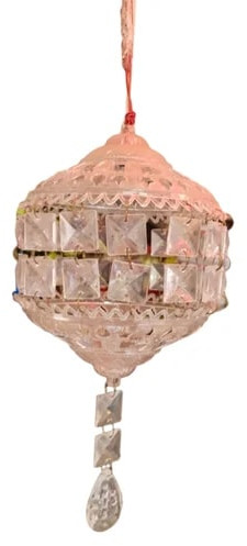 Polished Crystal Beaded Hanging Jhumar for Decoration