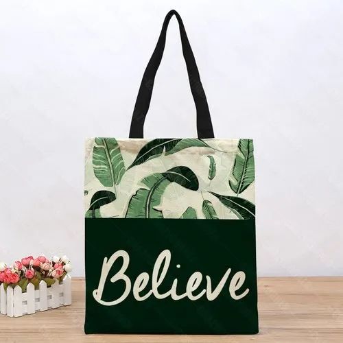 Loop Handle Promotional Canvas Tote Bag for Pramotion