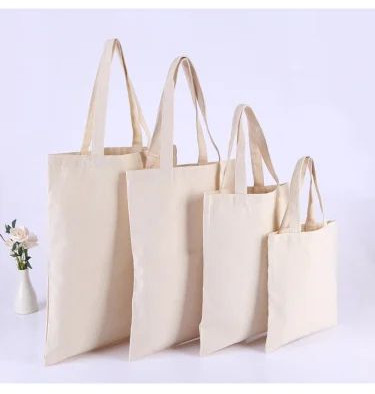 Plain Cotton Cloth Shopping Bag, Technics : Handloom