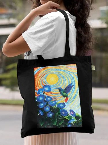 Printed Premium Canvas Tote Bag for Shopping
