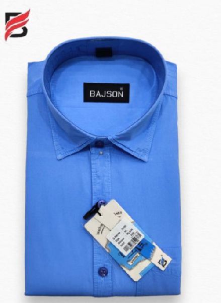 Plain bajson linen shirt for Garments