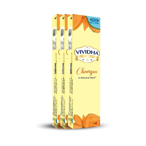 Ullas Vividha Champa Incense Sticks For Therapeutic, Religious, Pooja, Aromatic, Anti-odour, Church