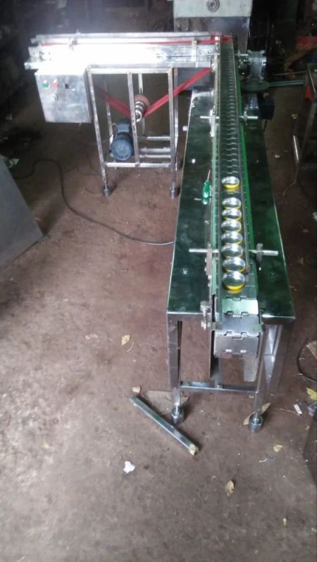 Stainless Steel (SS) Slat Chain Conveyor Machine for Industrial