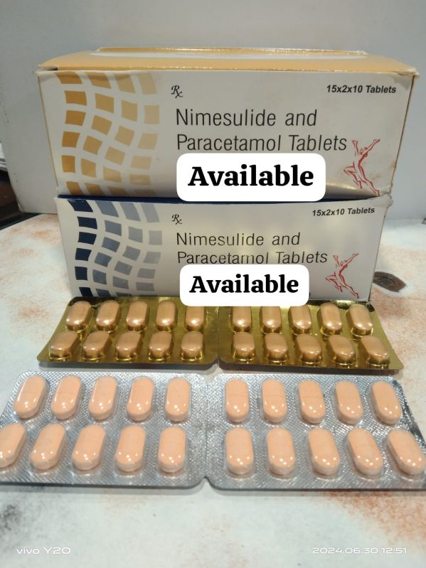 Nimesulide Tablets for Treatment Of Aches Pains