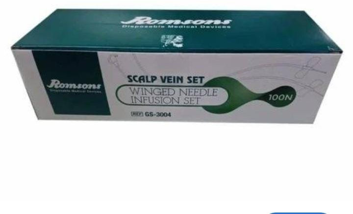 Romsons Scalp Vein Set for Clinical Use, Hospital Use