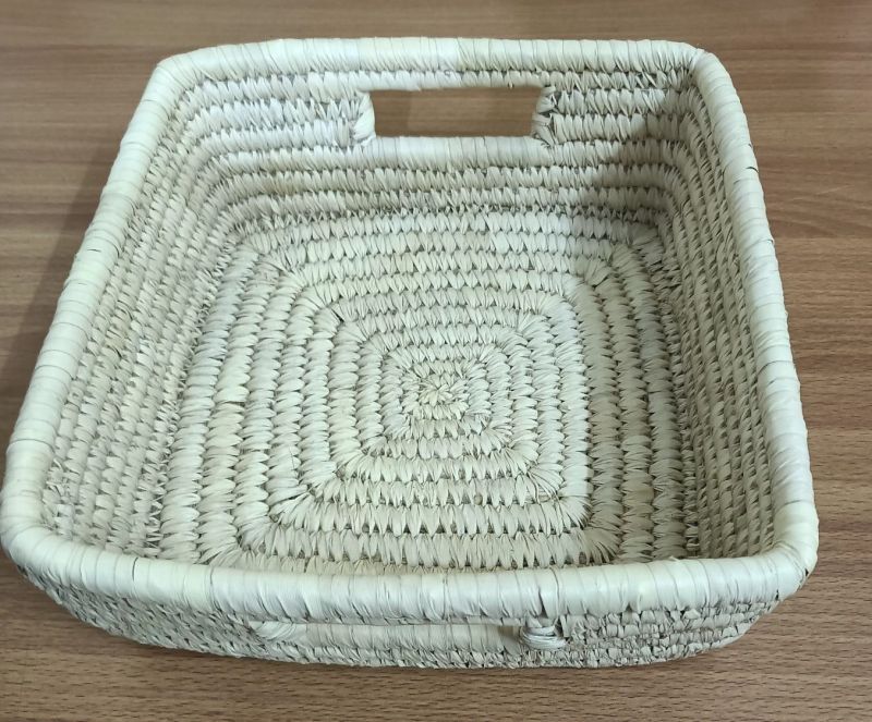 Square Sabai Grass Basket, Technics : Hand Made