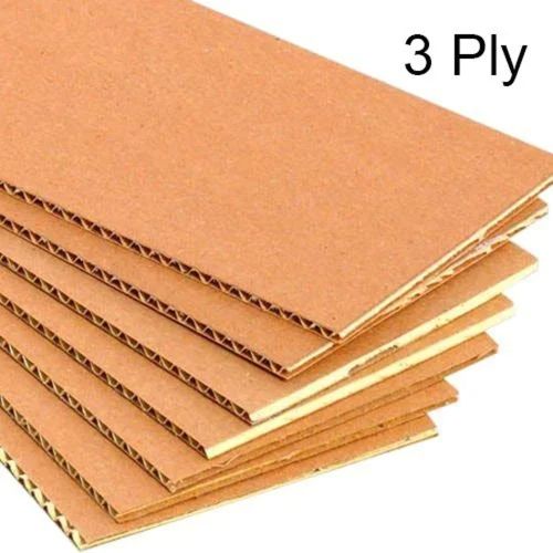 Plain 3 Ply Corrugated Sheet for Industrial