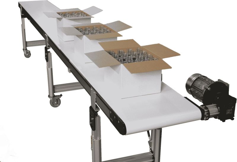 Motor Manual Powder Coated Conveyors, Packaging Type : Metal Sheet Box