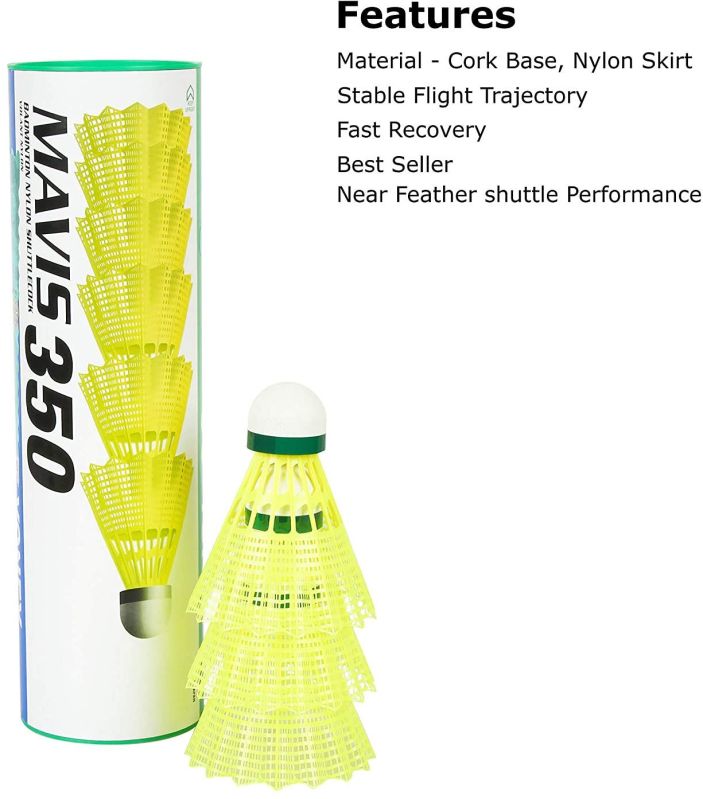 Yonex Mavis 350 Nylon Badminton Shuttlecock