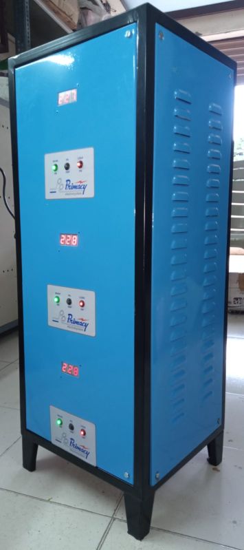 3 Phase Ac Synchronised 10 KVA Servo Voltage Stabilizer And Only Dimmer