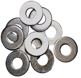 Polished Stainless Steel Plain Washer for Industrial