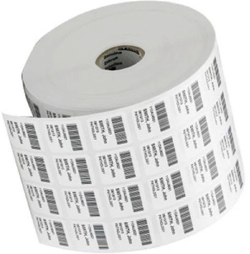 Printed Glossy Lamination Polyester Barcode Label Roll, Roll Length : 2 Meter