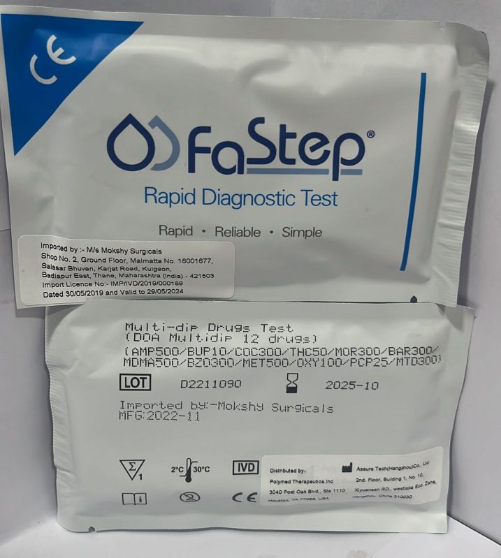 Fastep 12 Panel Drugs of Abuse Test