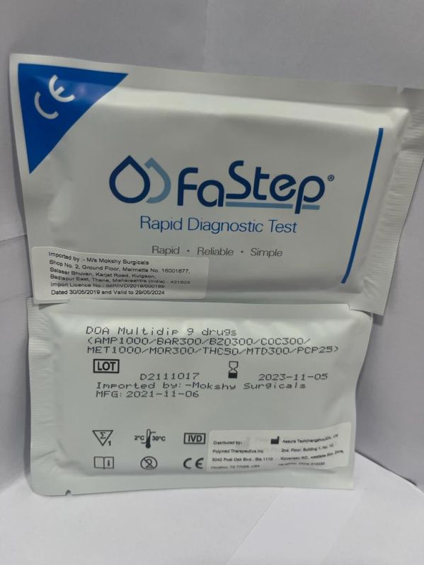 Fastep 9 Panel DOA Urine Drug Screen Kits