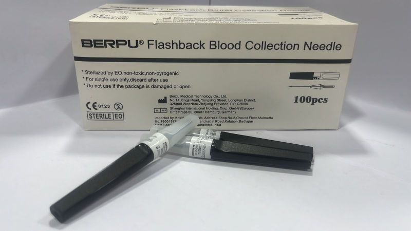 Polished Flashback Blood Collection Needle For Medical Use