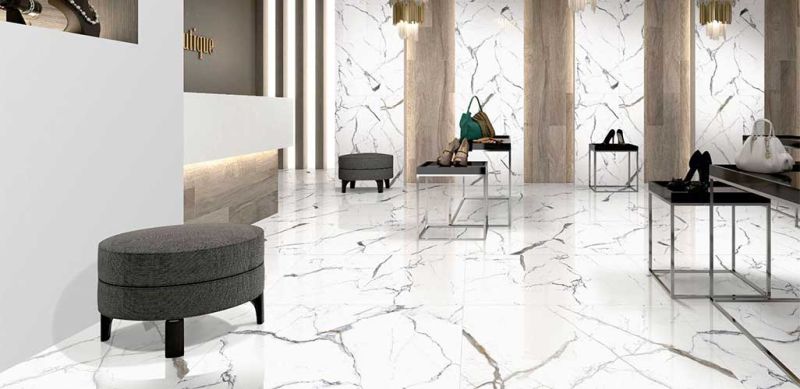 Polished Ceramic Floor Tiles for Kitchen, Interior, Exterior, Elevation, Bathroom