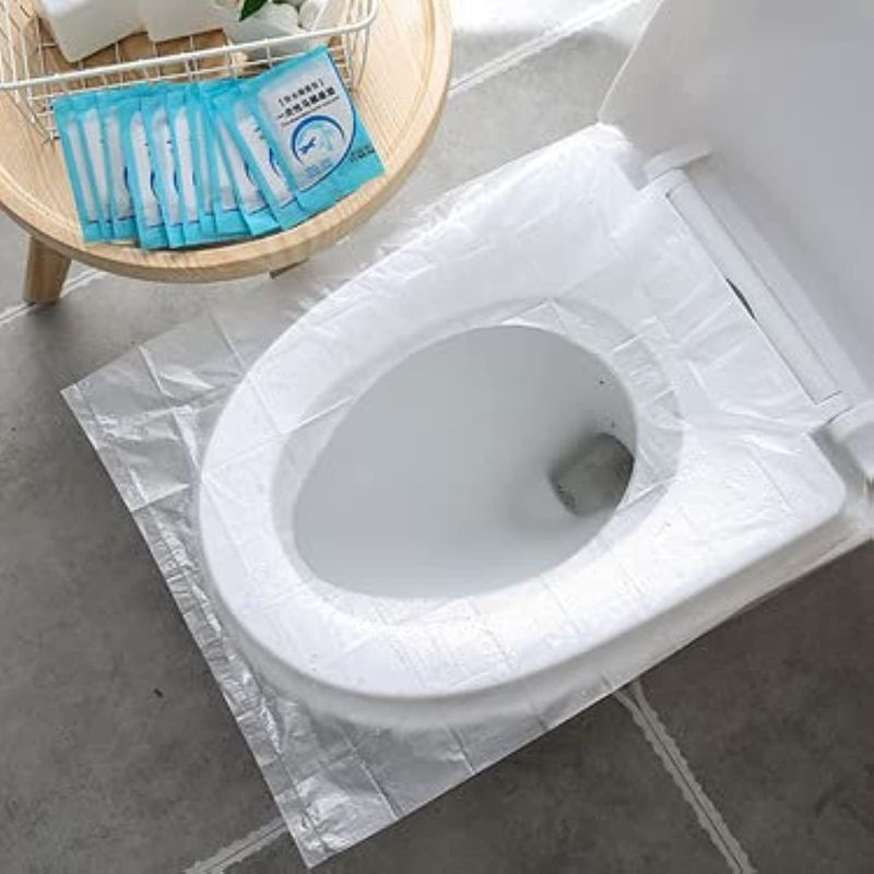 Plastic Toilet Seat Covers, Color : White