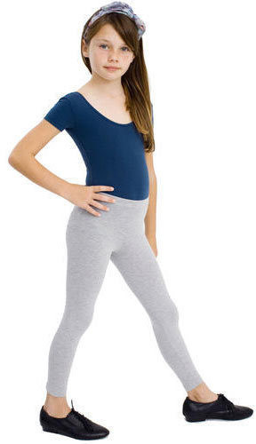 Lycra Girls Plain Legging, Color : Grey