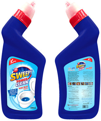 Printed PVC Toilet Cleaner Labels for Industrial