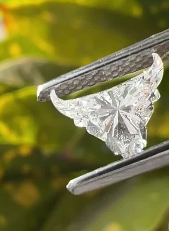 Bull Face Cut Loose Lab Created Diamond
