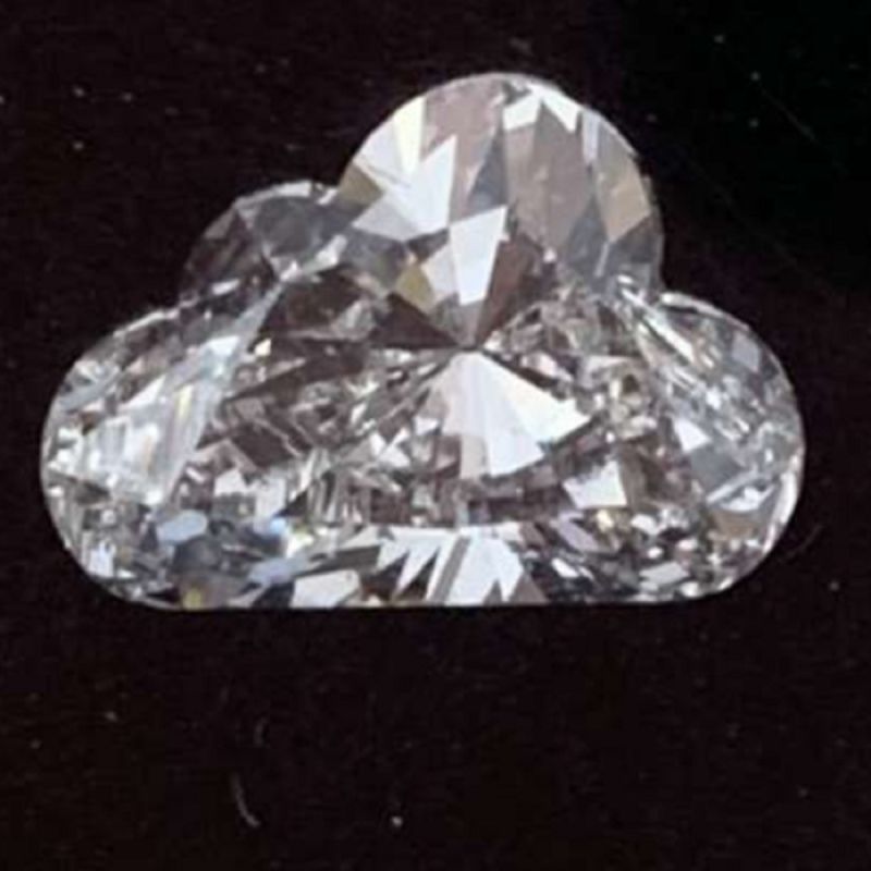 Clouds Shape Lab Grown Diamond, Technique : HPHT