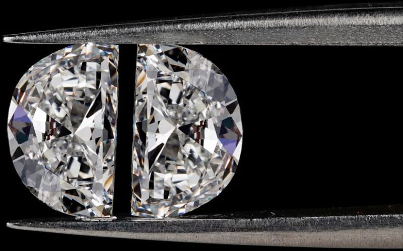 Half Moon Cut Lab Grown Diamonds