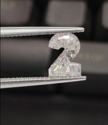 Numerical 2 Shape Lab Grown Diamond for Jewellery