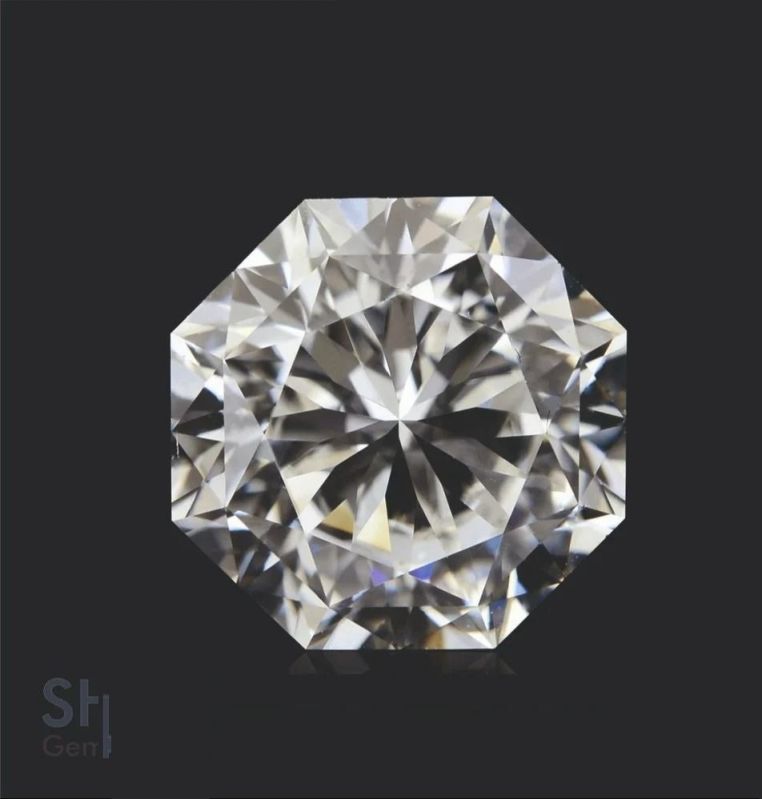 Octagon Cut Lab Grown Diamond for Jewellery