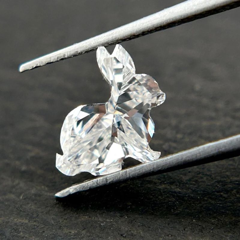 Rabbit Shape Lab Grown Diamond, Hardness : 10